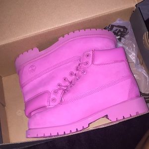 Pink Timberland Boots! 💕